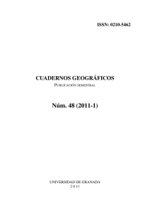 Cuadernos Geográficos nº 48 (2011-1)