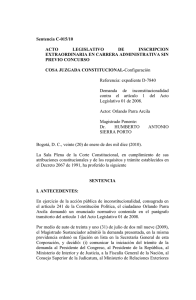 república de colombia - Comisión Nacional del Servicio Civil