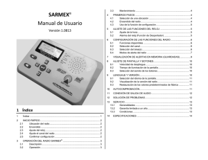 SARMEX® Manual de Usuario