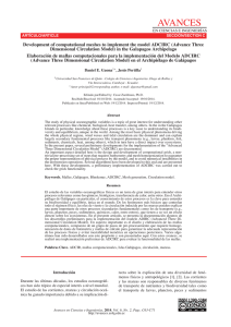 (Advance Three Dimensional Circulation Model) in the