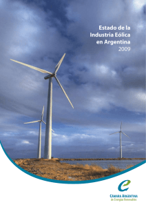 Estado de la Industria Eólica en Argentina 2009
