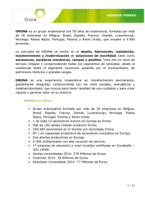 Dossier de prensa Orona 2015 PDF