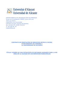 DEPARTAMENTO DE ORGANIZACI&Oacute;N DE EMPRESAS Grupo de