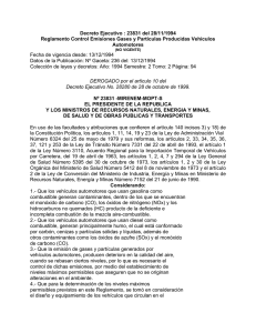 DE-23831 Reglamento Control emisiones y