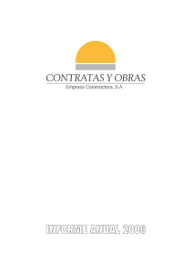 Informe 2006 - Contratas y Obras