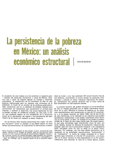 La persistencia de la pobreza en México: un análisis económico