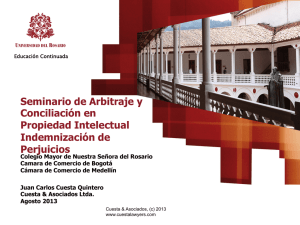 Seminario de Arbitraje y Conciliación en Propiedad Intelectual