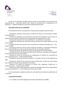 Cumplimiento Sentencia - Diputación Provincial de Soria