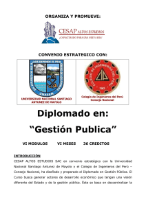 Gestión Publica - Colegio de Ingenieros del Perú