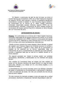 Acta Resolución CNC de RFEN, 24 abril 2012