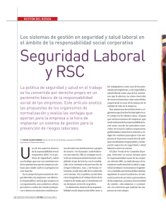 Seguridad Laboral y RSC