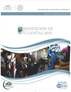 Informe de Rendición de Cuentas 2015