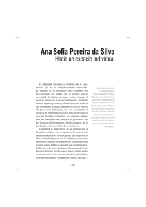 Ana Sofia Pereira da Silva-Hacia un espacio individual