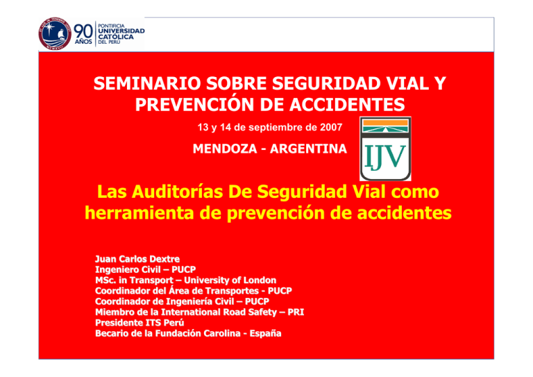 Las Auditorias Vial Como Herramienta De Prevenci¨®n De Accidentes