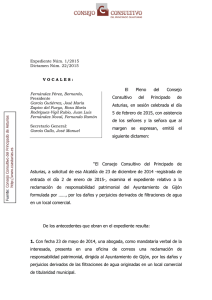 Dictamen 22/2015 - Consejo Consultivo del Principado de Asturias