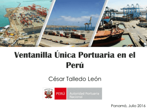 Ventanilla Unica Portuaria Maritima del Peru