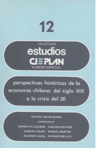 perspectivas históricas de la economía chilena: del siglo XIX a la