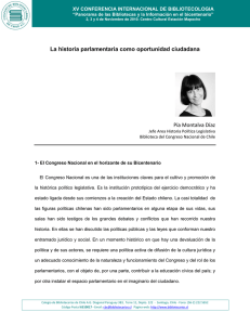 La historia parlamentaria como oportunidad ciudadana Pía