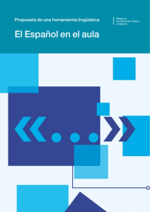 El Español en el aula - Ministerio de Educación, Cultura y Deporte