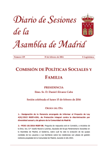 DD.SS.: 129 - Asamblea de Madrid