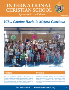 ICS Newsletter Marzo español