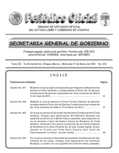 Periódico: 222 , Fecha - Secretaría General de Gobierno