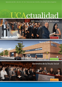 Número 146 Septiembre 2012 - Universidad Católica Argentina