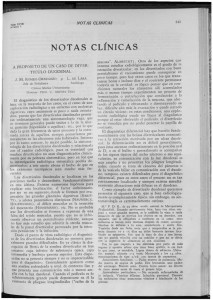 NOTAS CLINICAS - Revista Clínica Española
