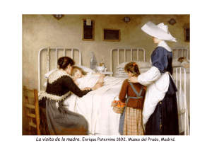 La visita de la madre. Enrique Paternina 1892. Museo del Prado