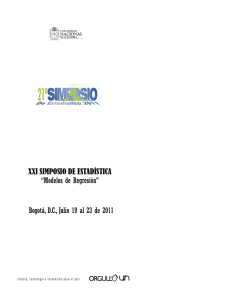 XXI SIMPOSIO DE ESTADÍSTICA - IME-USP