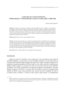 PUBLICIDAD Y CONSUMO DE CAFÉ EN COSTA RICA 1900-1930