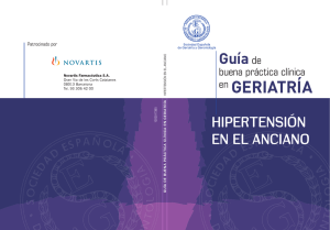 Guía de buena práctica clínica en Geriatría: Hipertensión