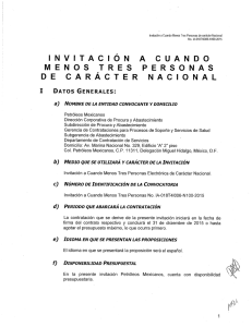 Invitación a cuando menos tres personas electrónica de