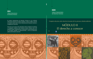 MÓDULO II El derecho a conocer - Instituto Interamericano de
