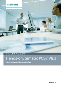 Hands-on: Simatic PCS7 V8.1