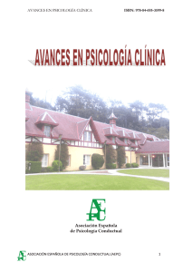 avances en psicología clínica