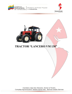 tractor “lancero vm 130”