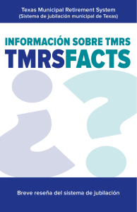 Informacion Sobre TMRS - Texas Municipal Retirement System