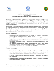 XX Foro Climático de América Central (III FCCA-2006