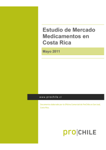 Estudio de Mercado Medicamentos en Costa Rica