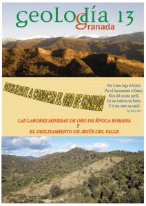El oro de Granada - Sociedad Geológica de España