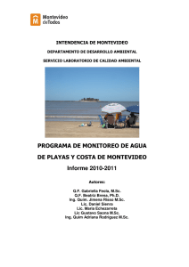 Informe 2010 - 2011 - Intendencia de Montevideo.