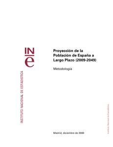 Proyección de la Población de España a Largo Plazo (2009