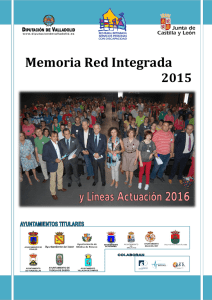 Memoria Red Integrada - Diputación de Valladolid