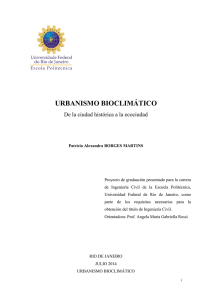 urbanismo bioclim&aacute;tico - Poli Monografias