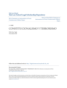 constitucionalismo y terrorismo