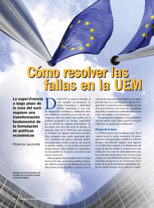 Cómo resolver las fallas en la UEM • Finanzas y Desarrollo