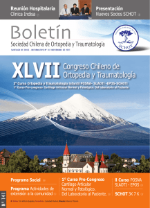 XLVIICongreso Chileno de Ortopedia y Traumatología