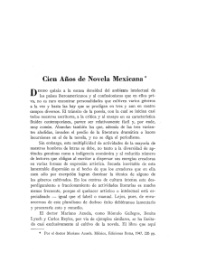 Cien Afios de Novela Mexicana