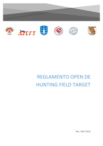 reglamento open de hunting field target
